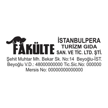 Kaşe baskı örneği